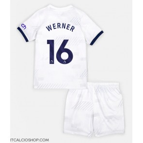 Tottenham Hotspur Timo Werner #16 Prima Maglia Bambino 2023-24 Manica Corta (+ Pantaloni corti)